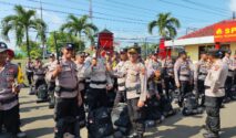 Polres Blora Gelar Apel Pengecekan Kesiapan Personel Pengamanan TPS Pemilu 2024